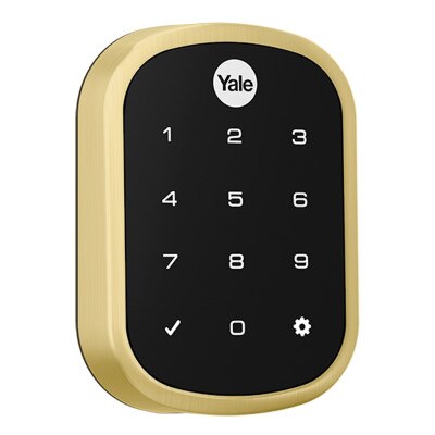 Yale ProSL Key Free Z-Wave Plus Touchscreen Deadbolt, Gen5, Lifetime Brass